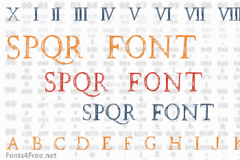 SPQR Font