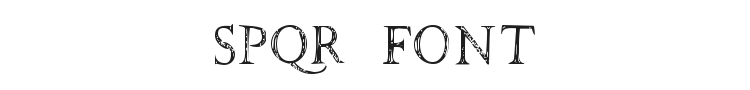 SPQR Font