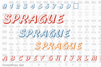 Sprague Font