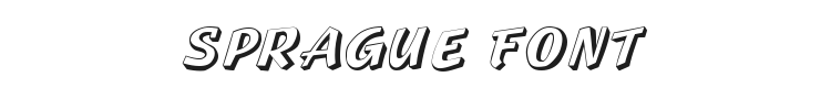 Sprague Font