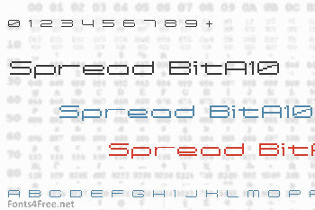 Spread BitA10 Font