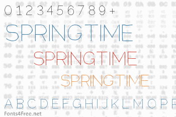 Springtime Font