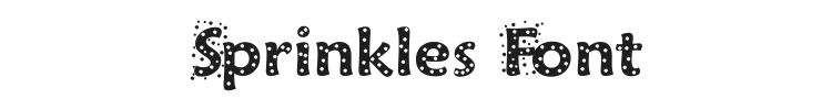 Sprinkles Font Preview