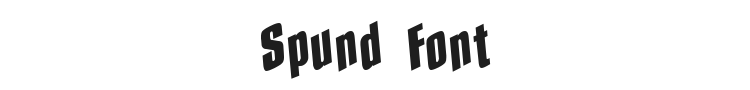 Spund Font Preview