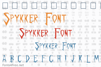 Spykker Font