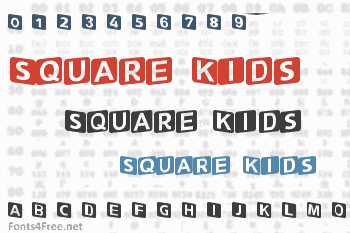 Square Kids Font