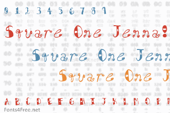 Square One Jenna! Font