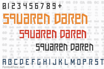 Squaren Daren Font