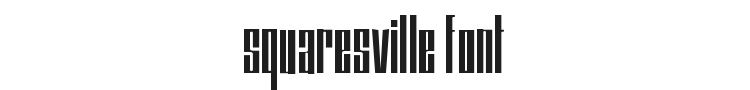 Squaresville Font Preview