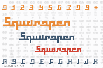 Squaropen Font