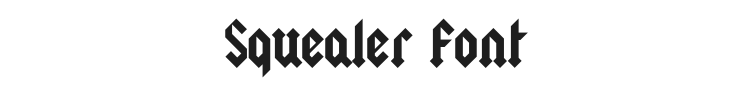 Squealer Font