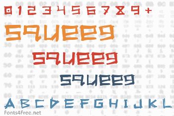 Squeeg Font