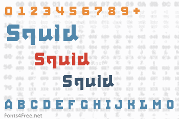 Squid Font