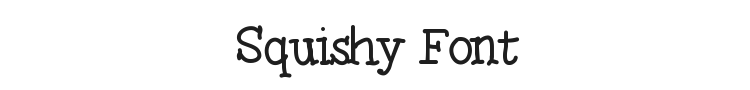 Squishy Font