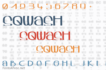 Sqwash Font