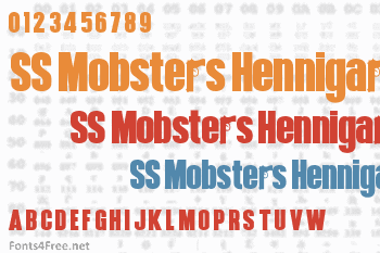 SS Mobsters Hennigar Font
