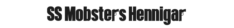 SS Mobsters Hennigar Font