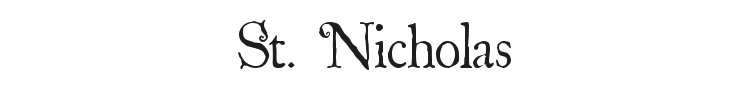 St. Nicholas Font Preview