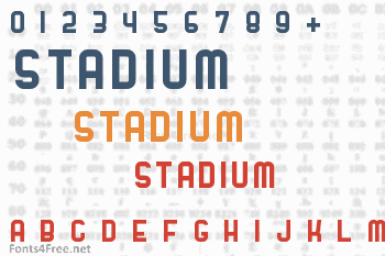 Stadium Font