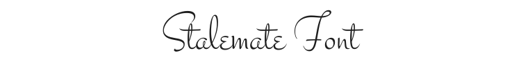 Stalemate Font