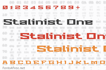 Stalinist One Font