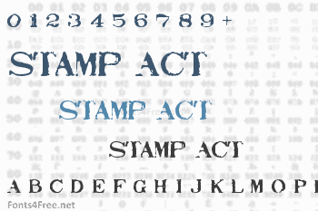 Stamp Act Font