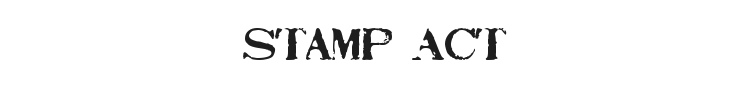 Stamp Act Font