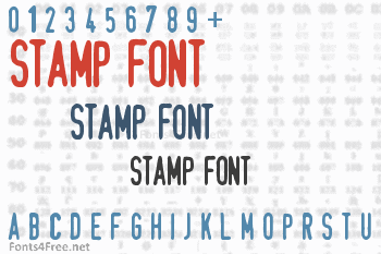 Stamp Font