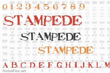 Stampede Font