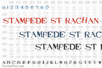 Stampede St Rachan Font