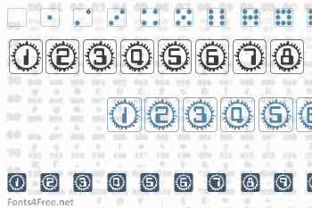 Starburst Pips Font