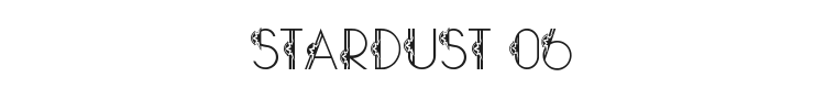 Stardust 06 Font Preview
