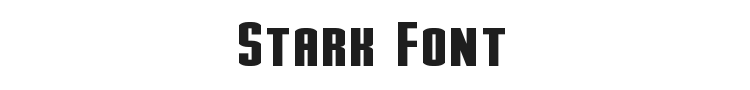 Stark Font Preview