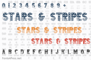 Stars & Stripes Font