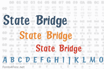 State Bridge Font