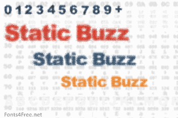 Static Buzz Font