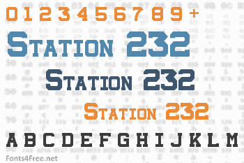 Station 232 Font