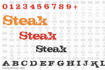 Steak Font