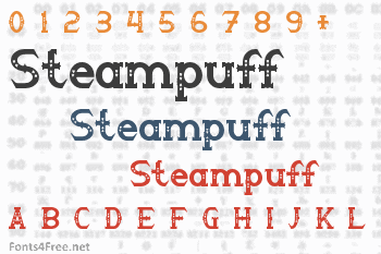 Steampuff Font