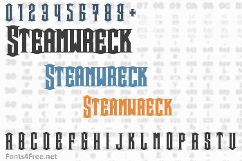 Steamwreck Font