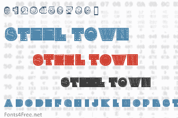 Steel Town Font