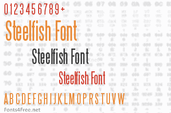 Steelfish Font