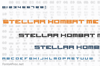 Stellar Kombat ME Font