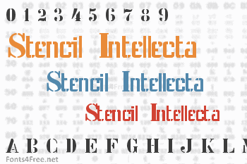 Stencil Intellecta Font