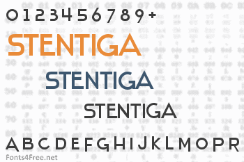 Stentiga Font