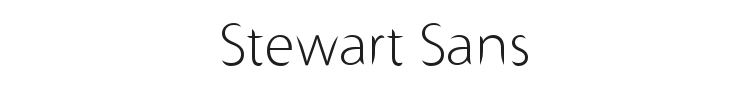 Stewart Sans Font Preview