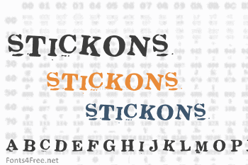 Stickons Font