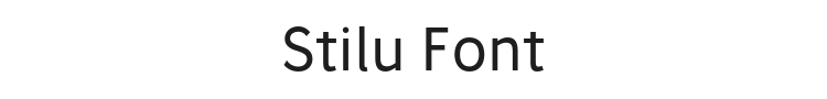 Stilu Font