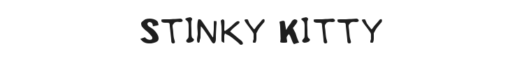 Stinky Kitty Font Preview