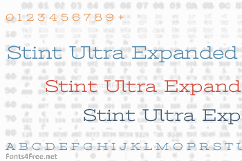 stint ultra expanded font free download